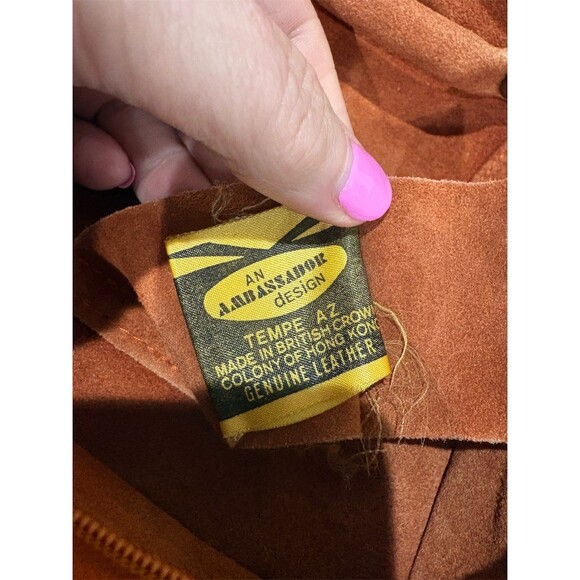 Vintage Ambassador Design Womens Brown Clutch Organizer w/ Removable Pouch - Picture 6 of 11